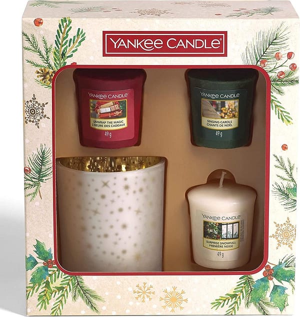 Yankee Candle Kerstmis Geschenkdoos - Prana Puur | Cadeau winkel Roden