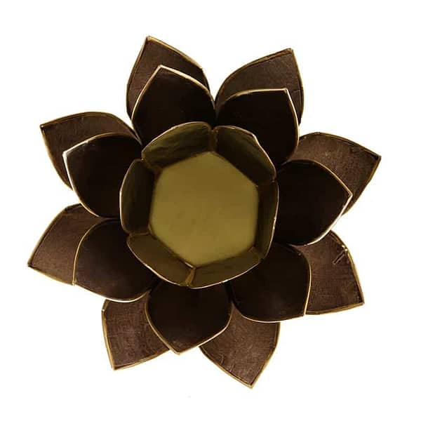 Lotus sfeerlicht Zwart - Prana Puur | Cadeau winkel Roden