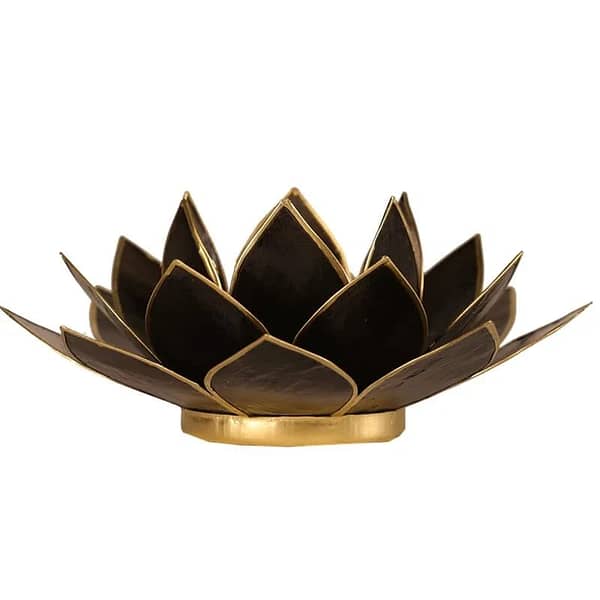 Lotus sfeerlicht Zwart - Prana Puur | Cadeau winkel Roden