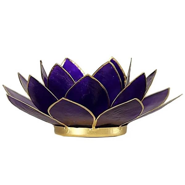 Lotus sfeerlicht Blauw | 5e Chakra - Prana Puur | Cadeau winkel Roden
