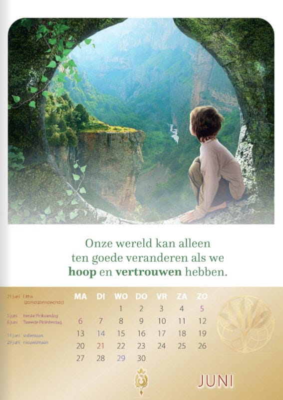 Kalender 2022 | Christina von Dreien - Prana Puur | Cadeau winkel Roden