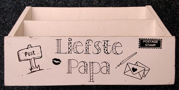 Houten Postkaart voor de liefste papa - Prana Puur | Cadeau winkel Roden