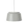Puik-groove hanglamp licht grijs