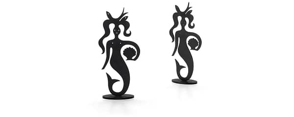 2 mermaid silhouettes van vitra