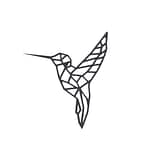 kolibrie wanddecoratie houten vogel aan de muur d-sire