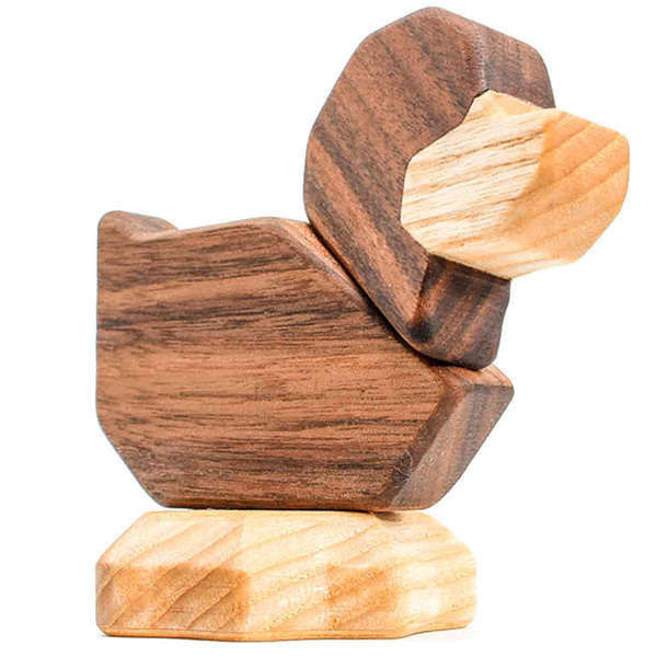 tiny duckling eendje fablewood houten speelgoed, design