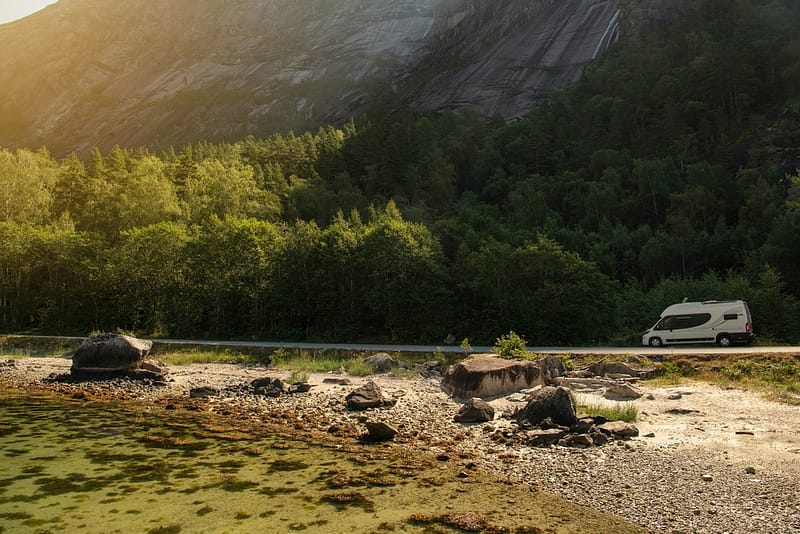 Scenic Fjords Route Camper Van Drive