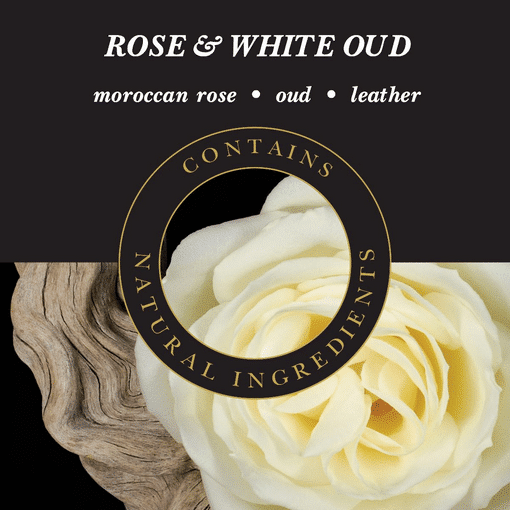 Geurlamp vloeistof Rose White Oud - Prana Puur | Cadeau winkel Roden