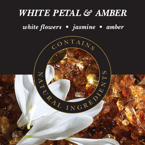 Geurlamp vloeistof White Petal Amber - Prana Puur | Cadeau winkel Roden