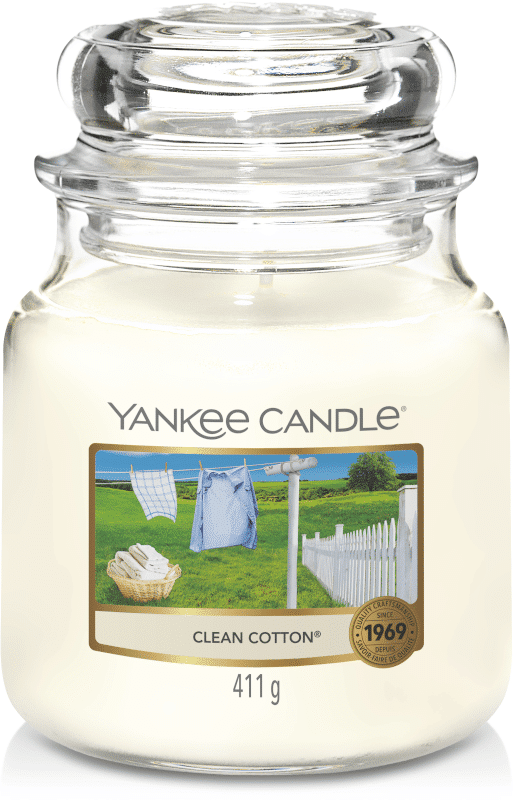 Yankee Candle Clean Cotton - Prana Puur | Cadeau winkel Roden