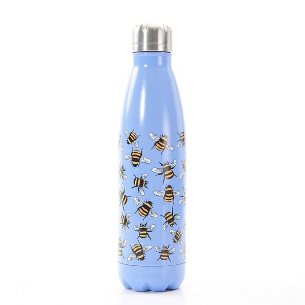Eco Chic Thermosfles Bleu bees - Prana Puur | Cadeau winkel Roden
