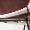 Miller Chair door Serener donker bruin zwart frame functionals