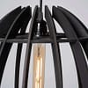 Ovo plafondlamp zwart hout innofique by d-sire