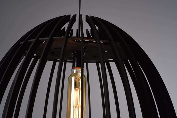 Ovo detail hanglamp zwart hout unnifique by d-sire