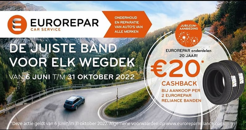 EuroRepar cashback actie