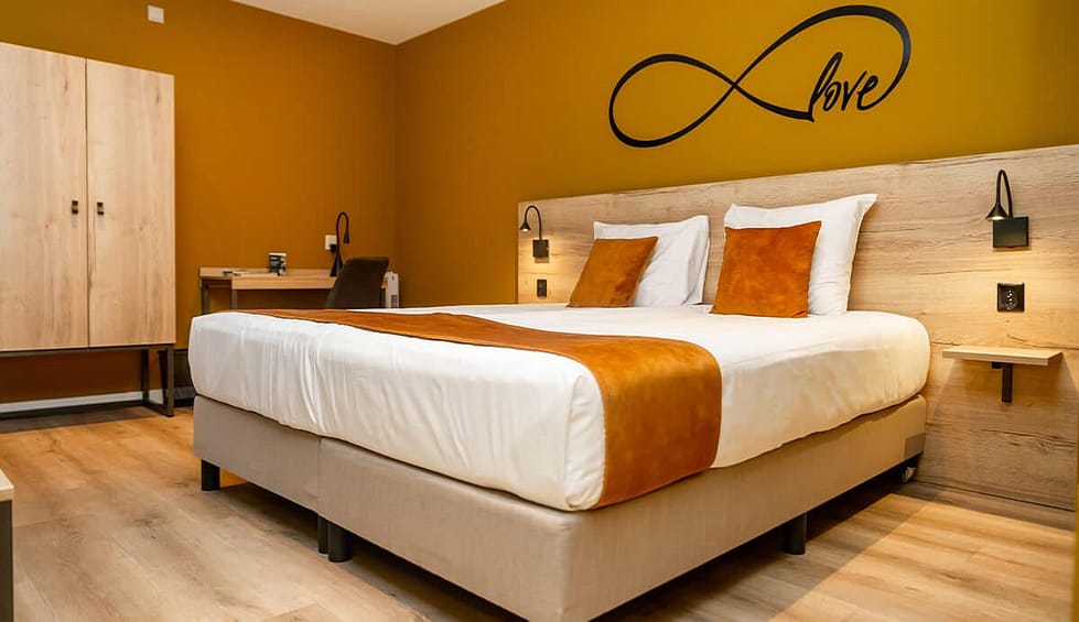 tweepersoons kamer double bed| Hotel Drenthe - Roden